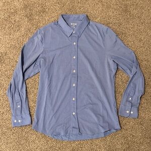 Rhone Navy Checkered Casual Shirt